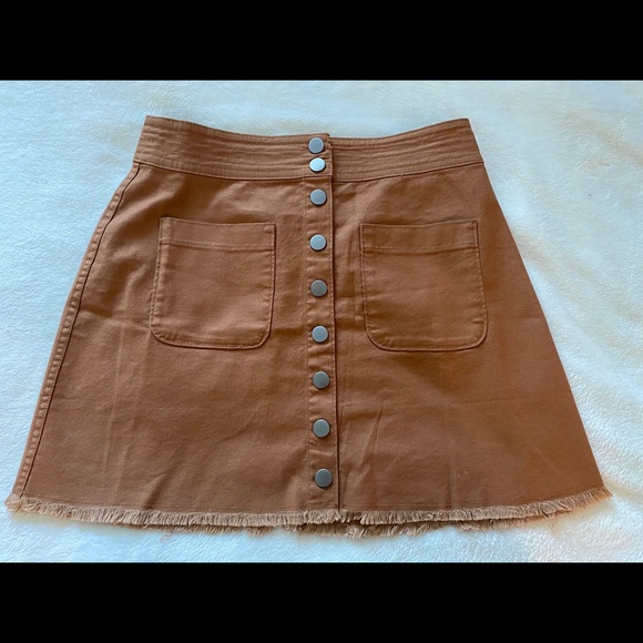 Madewell Button-Down Mini Skirt - Picture 2 of 4